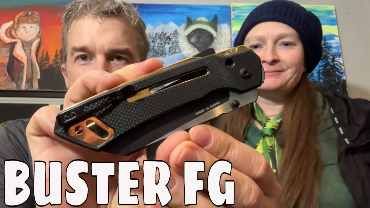 Мощный нож CIVIVI Buster FG - Superlock с надежным креплением лезвия!