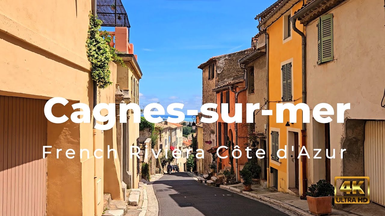 Cagnes-sur-mer FRANCE 🌴 French Riviera Côte d'Azur 🇫🇷 | Mediterranean atmosphere!