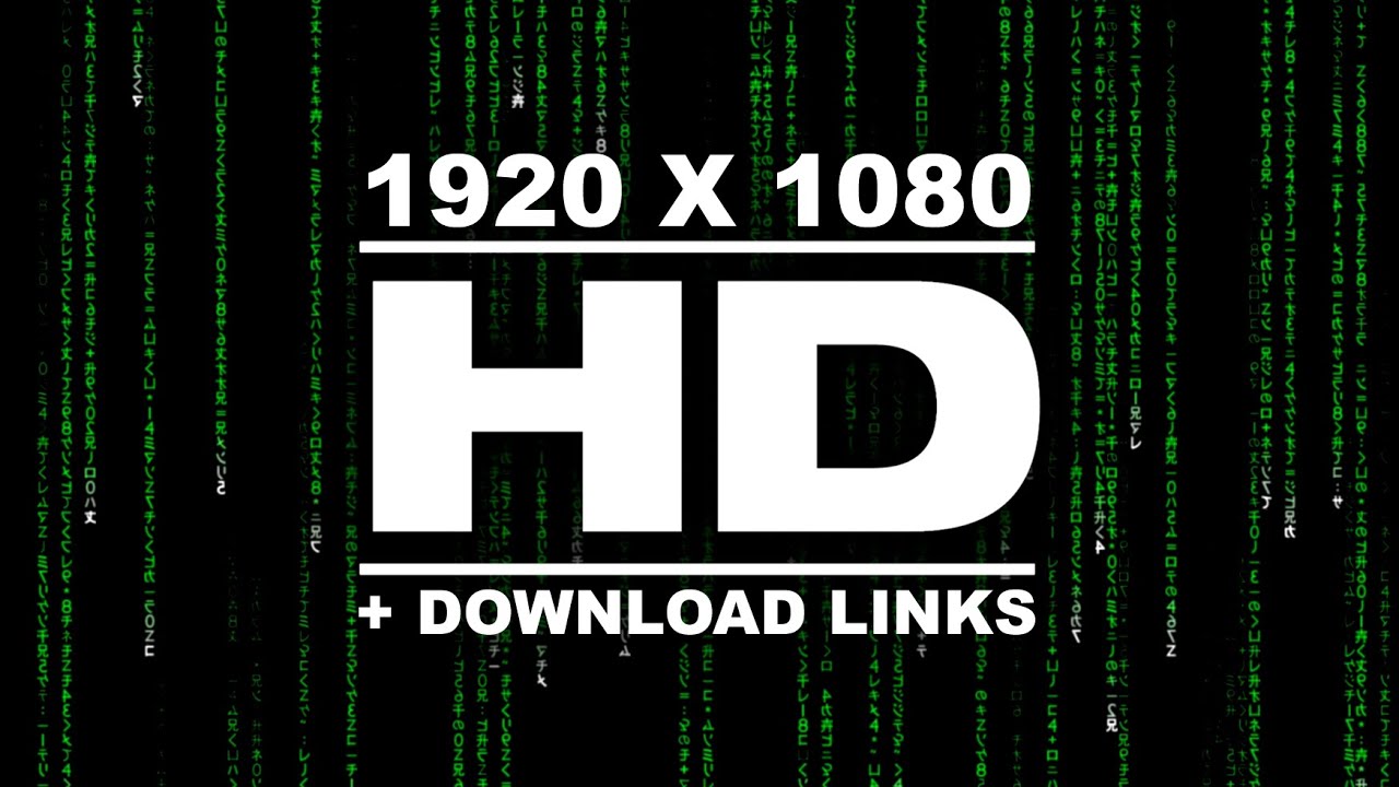 The Matrix Falling Code - Full Sequence 1920 x 1080 HD