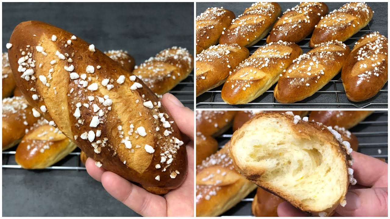 بريوش خفيف و قطني و بمكونات اقتصادية  لقهوة العصر/Pain brioché moelleux