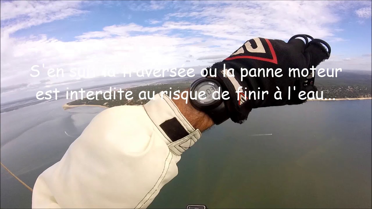 Le tour du Bassin d'Arcachon en Paramoteur