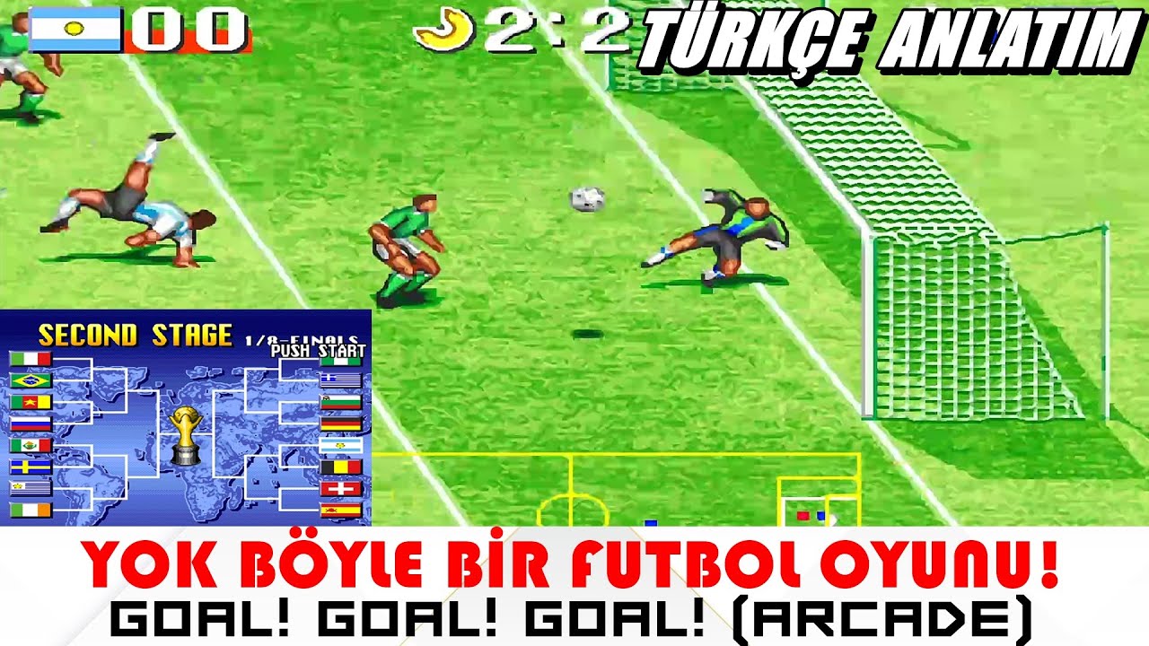 Atari Salonu Futbol Oyunu Goal! Goal! Goal!