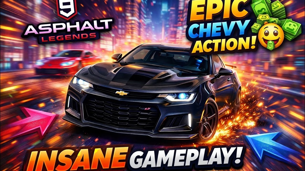 The race never ends!! Playing with Chevrolet Chamaro LT 💕✨️🚔 #gaming #race  #viral #chevroletcamaro