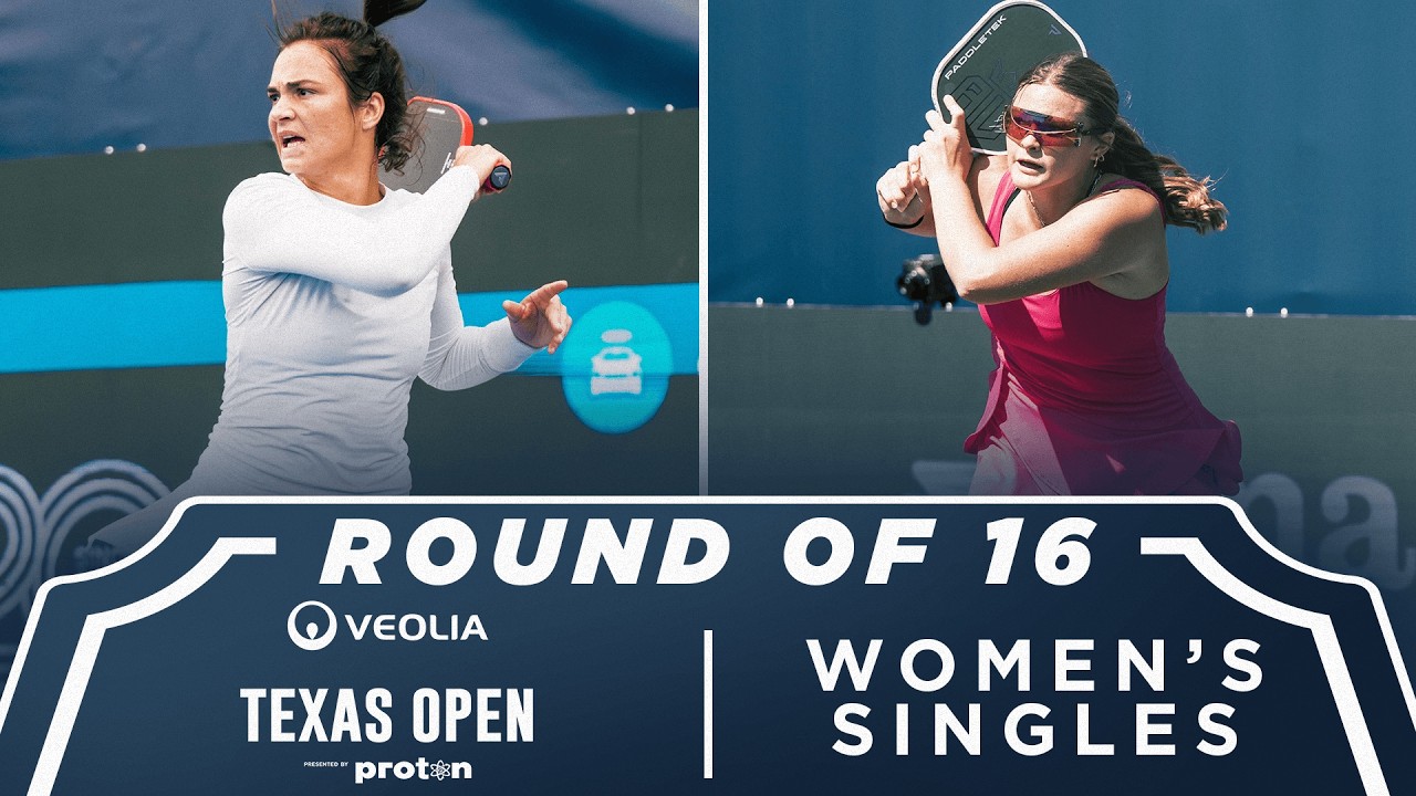 Lea Jansen vs Cailyn Campbell at the Veolia Texas Open