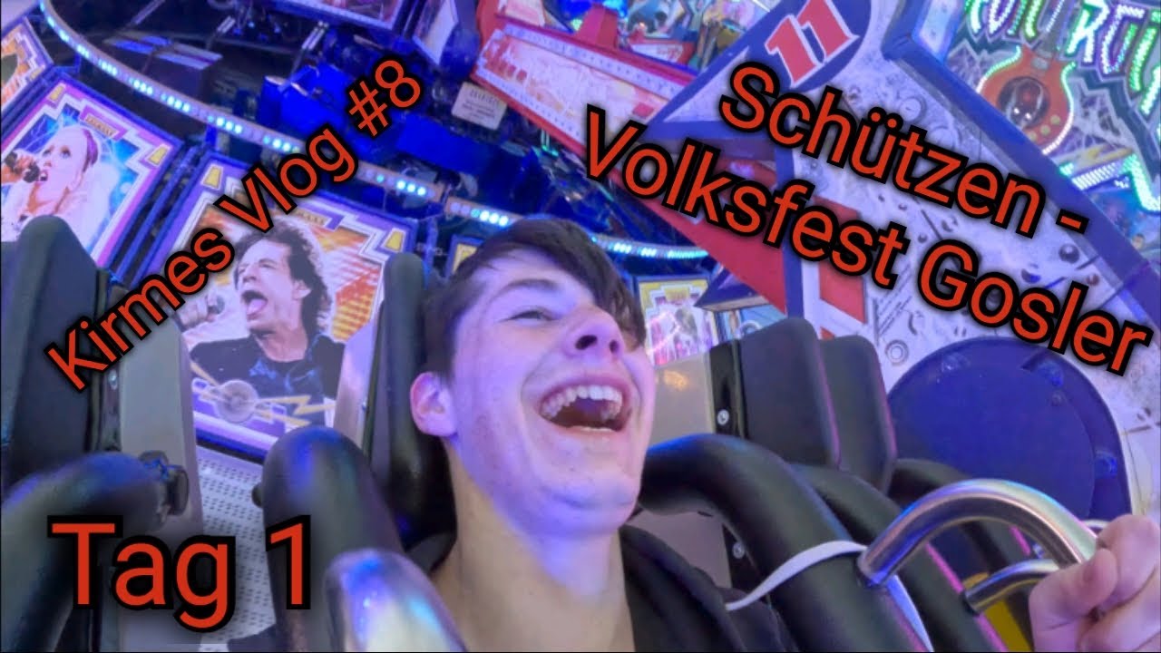 Tag 1 In Gosler Schützen Und Volksfest Es war mega cool dort 🥳🥳 (Kirmes Vlog #8)
