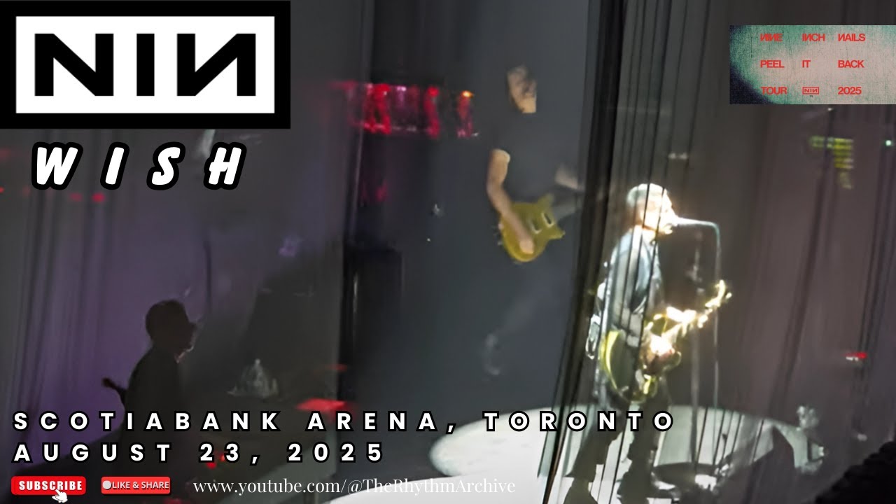Nine Inch Nails 🔨 | “Wish” Live! Industrial Rock | Toronto | Scotiabank Arena | Aug. 23, 2025