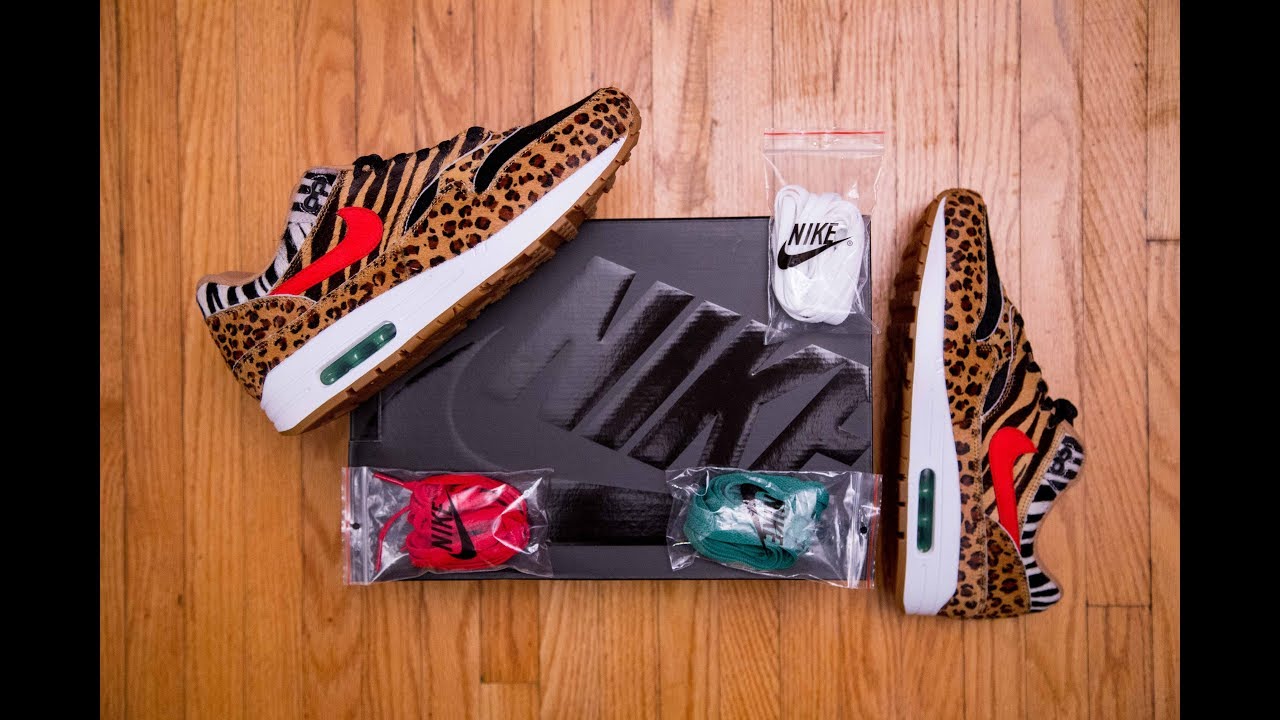 So is this Faux Hair or Pony Hair? || Nike Air Max 1 DLX Animal 2.0 by Atmos Review and On Feet