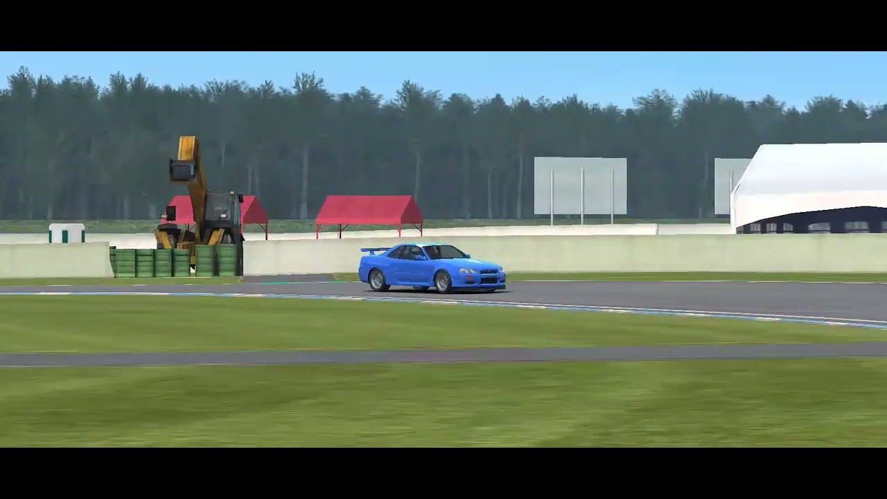 Carrera en mi gtr r34🚗🚗🚗🚗