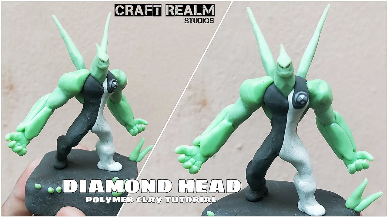 How to make Diamond Head using Clay | Clay Modelling