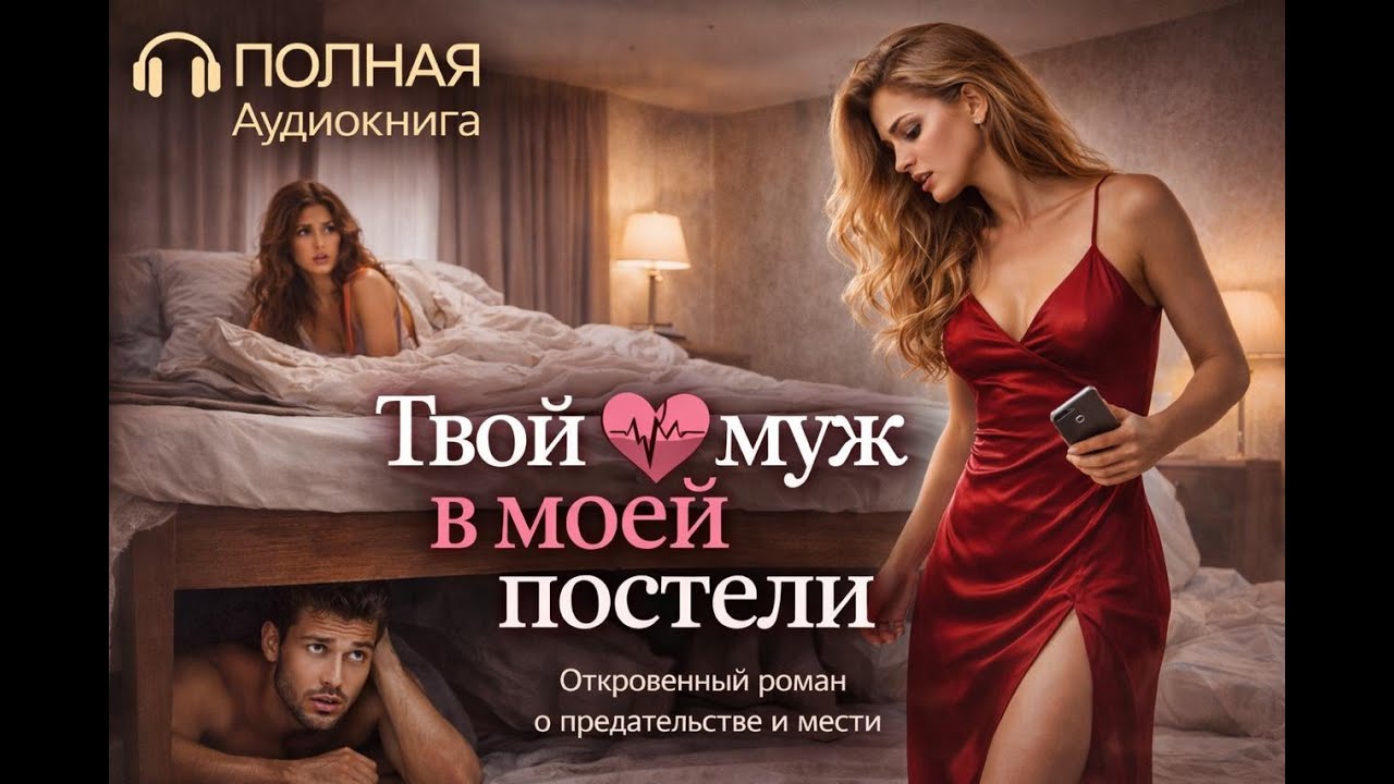💔 «Твой муж в моей постели» 🎧 ПОЛНАЯ Аудиокнига | Откровенный любовный роман о предательстве и мести