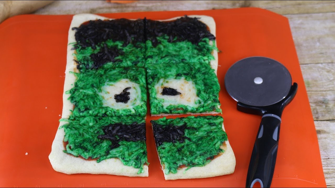 Frankenstein Pizza | Halloween Recipes