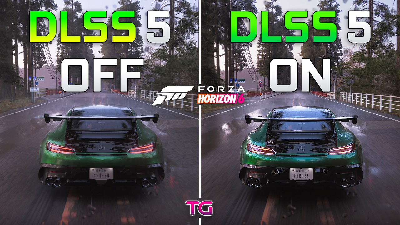 DLSS 5 Neural Rendering : ON vs OFF - Forza Horizon 6 | Graphics & FPS Comparison