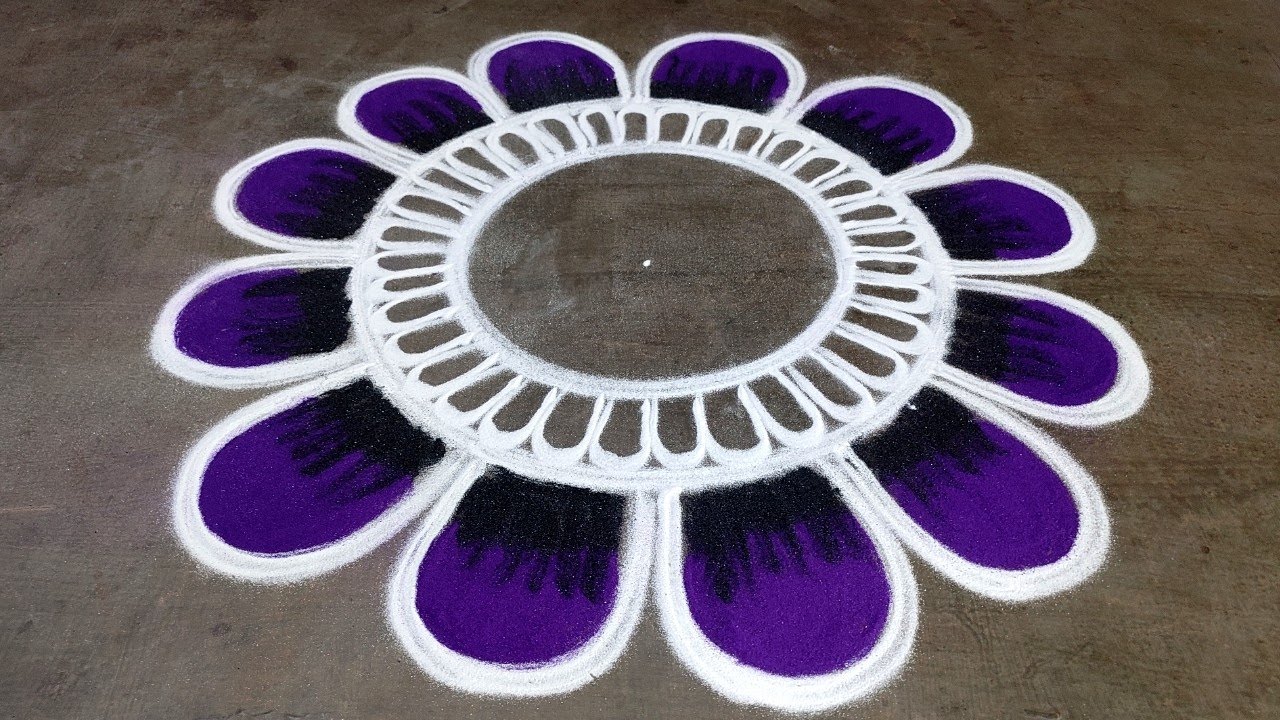 Newyear 2026 freehand rangoli designs|newyear mugguludesigns|newyear special kolam| Amazing rangoli
