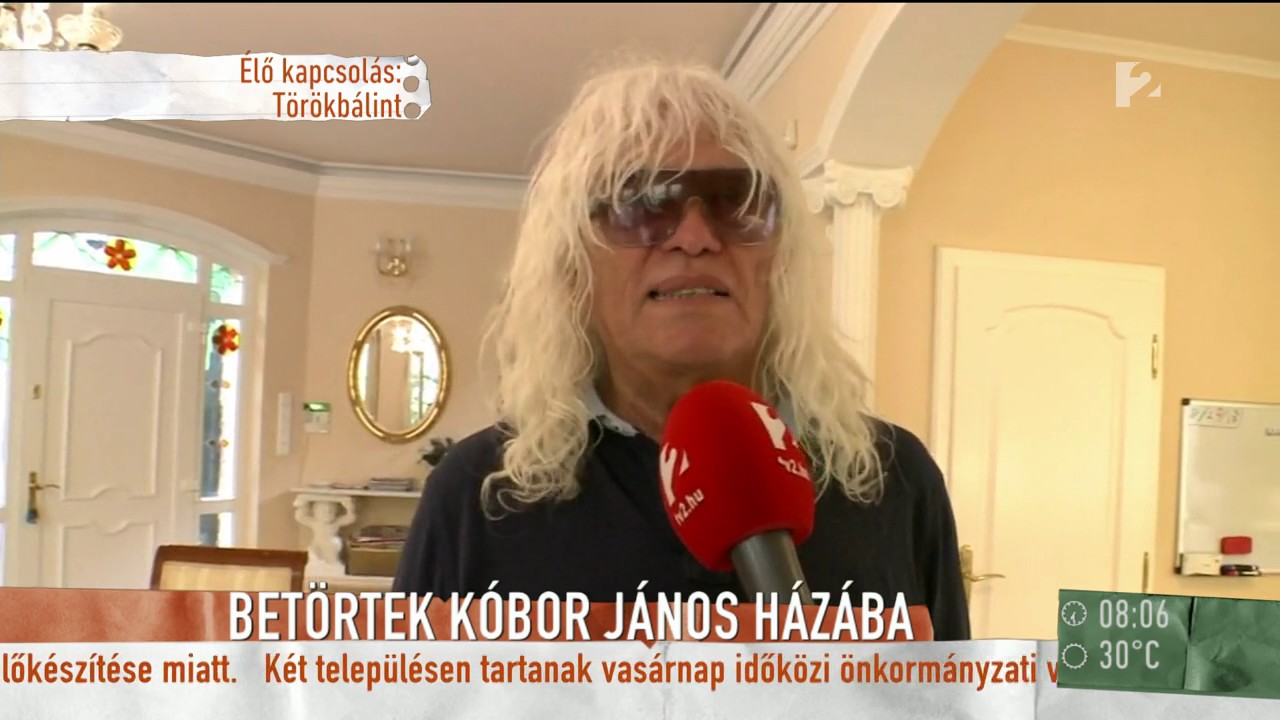 Kóbor János a betörésről: A lottó ötösre nincs ennyi esélye egy besurranónak - tv2.hu/mokka