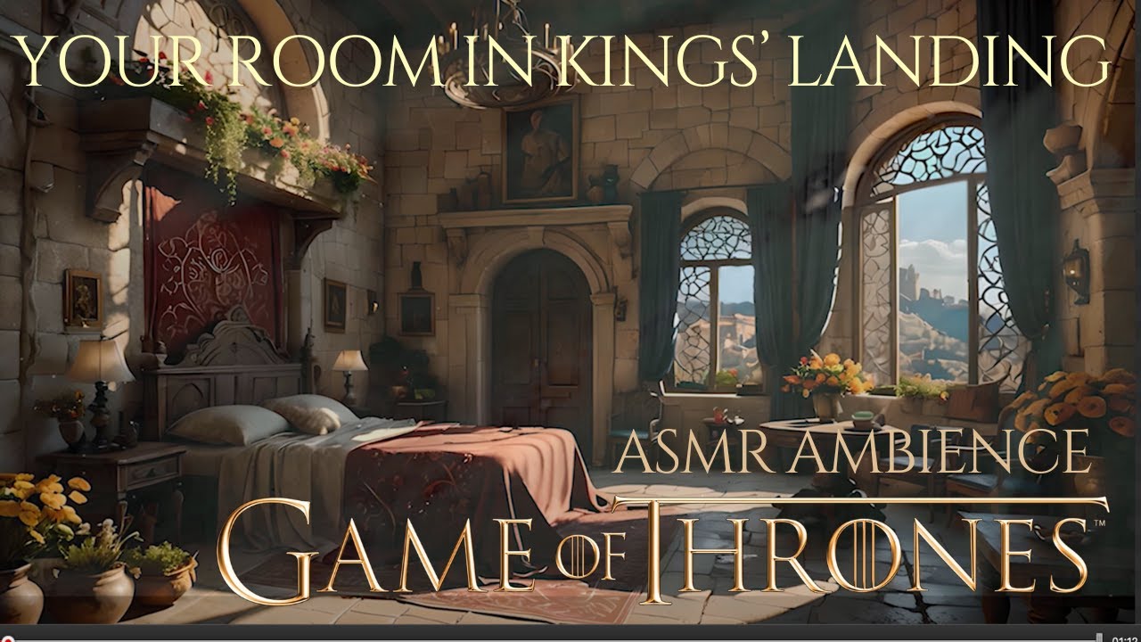 A morning ☀️ in King's Landing  🌺 🏰 🔔🛡️🌹🌼  Game of Thrones 👑 ⚔️