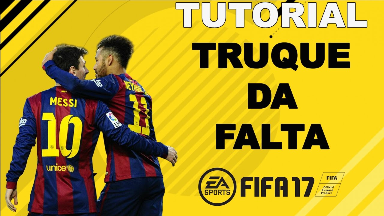 FIFA 17 TUTORIAL TRUQUE DA FALTA -JOGADA ENSAIADA FATAL -  FREE KICK TRICK
