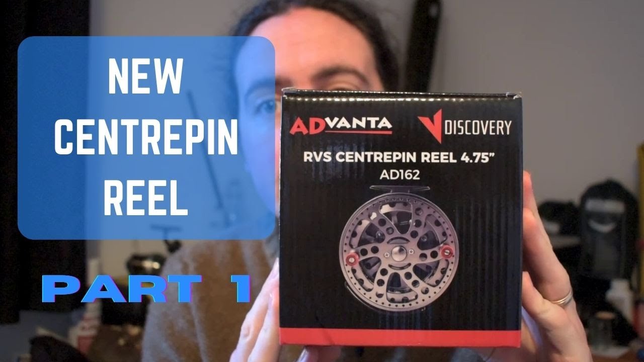 NEW Angling Direct Centrepin Reel / Spooling up with line / Part 1