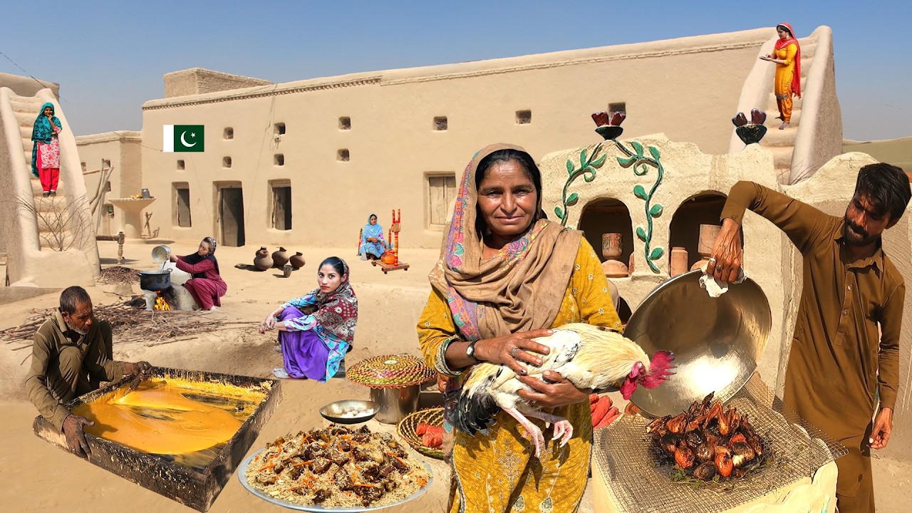Woman Cooking Unique Village Food | Village Life Pakistan | Old Culture | Iftar Food in Ramzan