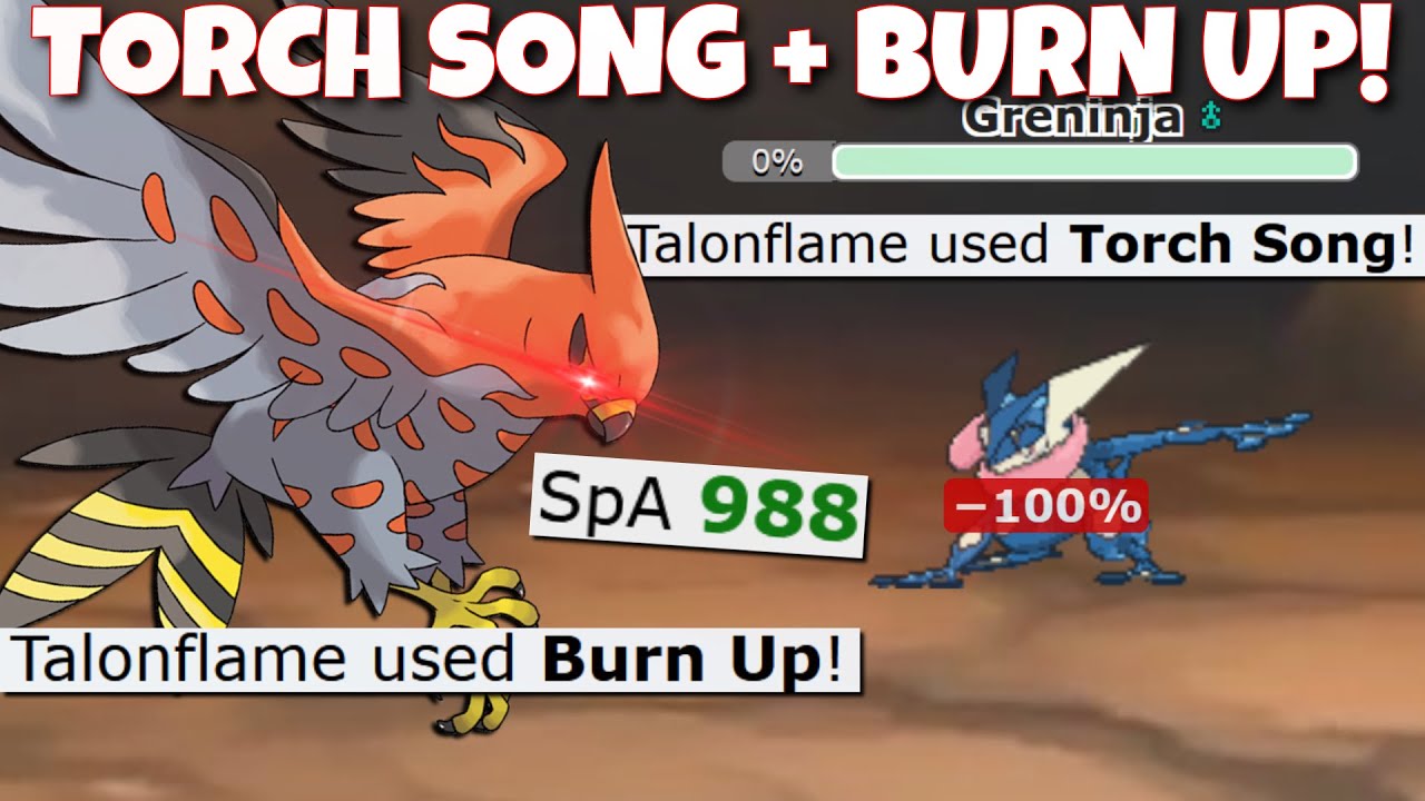 TORCH SONG BURN UP TALONFLAME IS AMAZING IN STABMONS! POKEMON SCARLET AND VIOLET