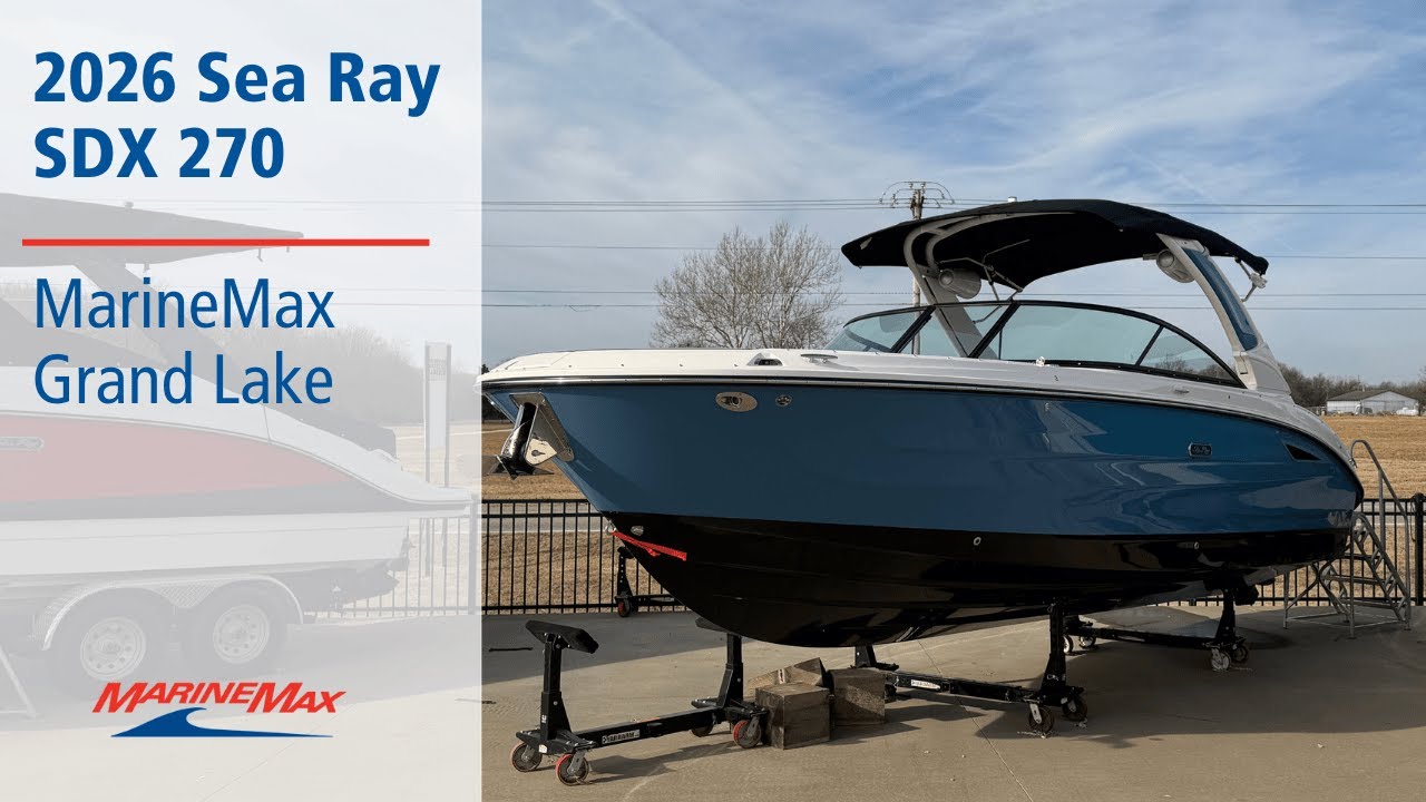 Новая модель Sea Ray SDX 270 2026 года | MarineMax Grand Lake