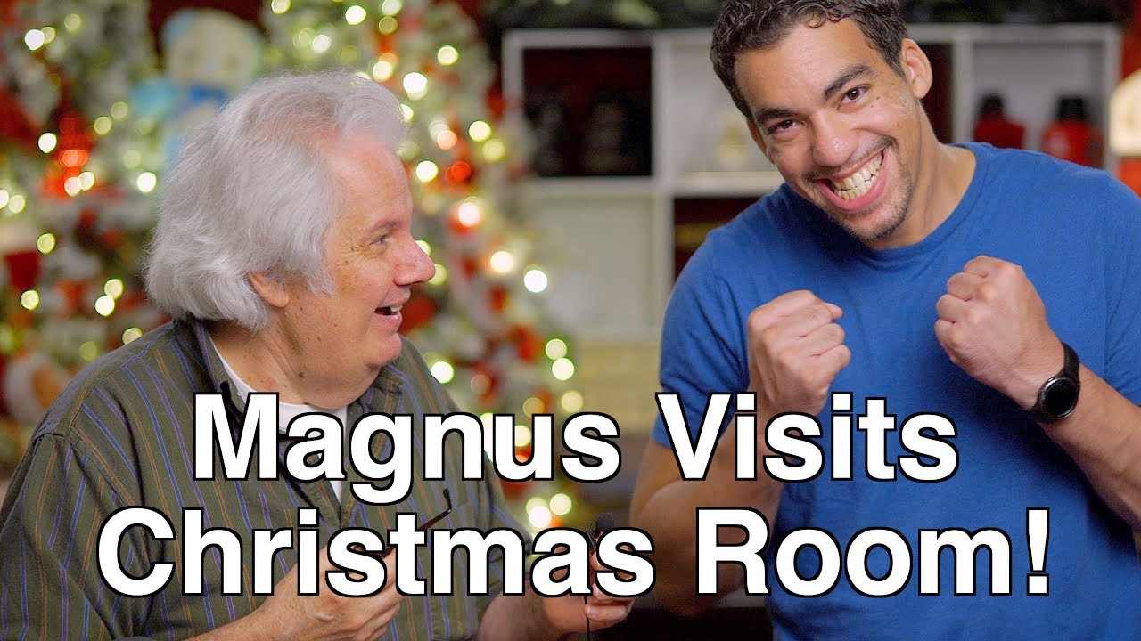 Magnus Visits The Christmas Room - Sees Canon EOS R First Time!