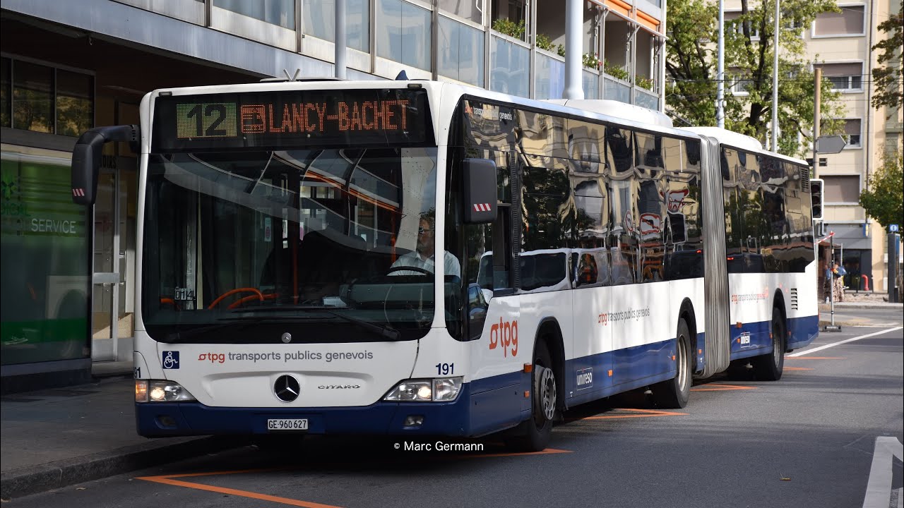 De Lancy-Bachet-Gare à Augustins / Ligne 12 en substitution TPG