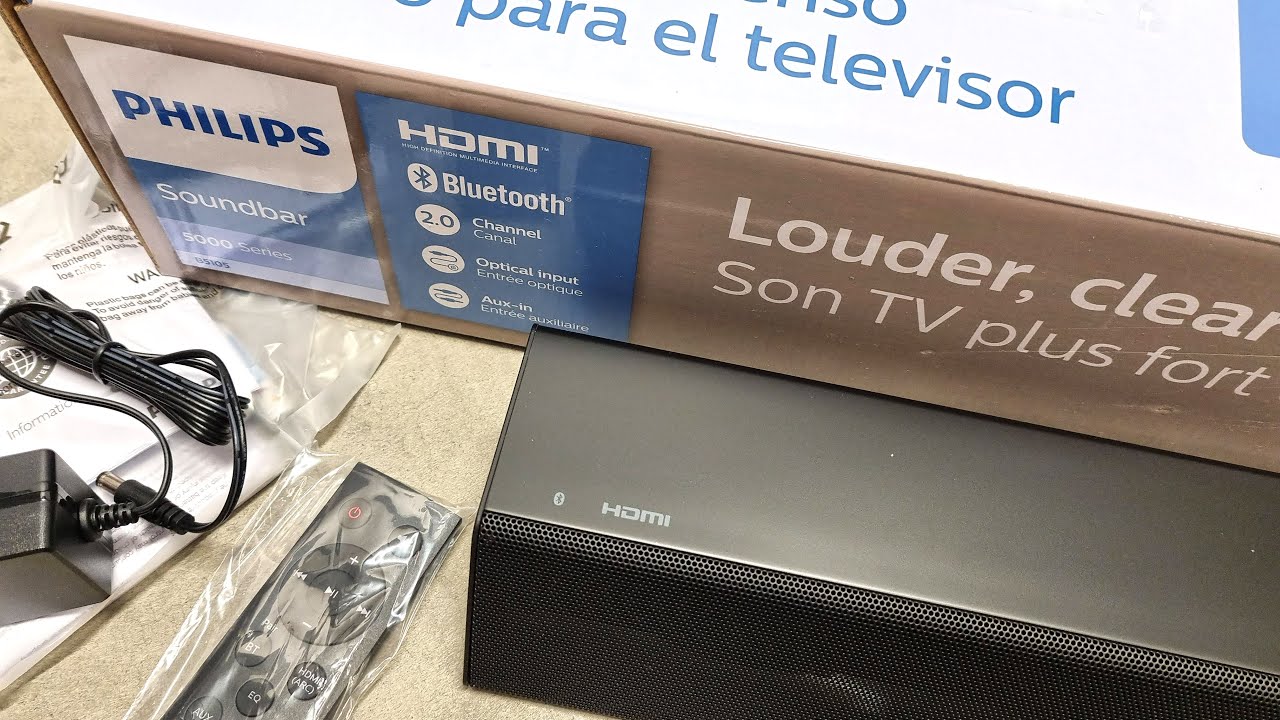 Philips B5105 Soundbar Quick Unboxing & Setup with Audio Demos