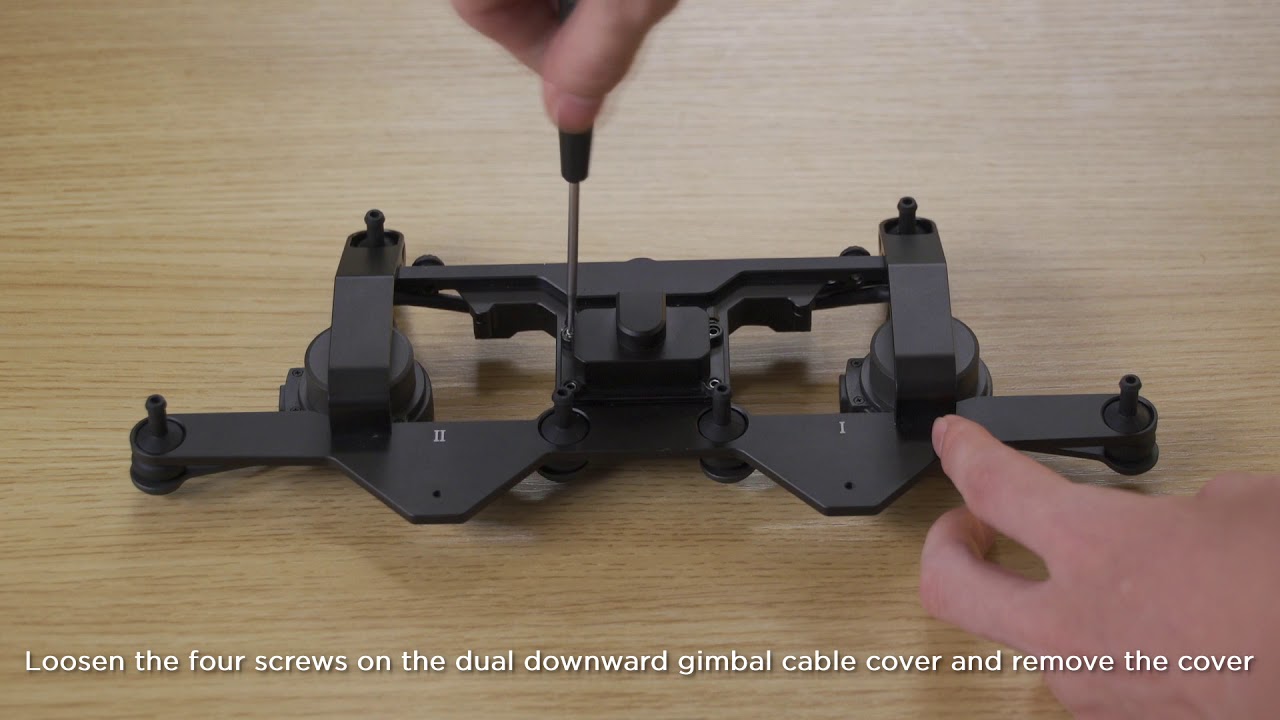 DJI Matrice 210 – Mounting the Dual Downward Gimbal