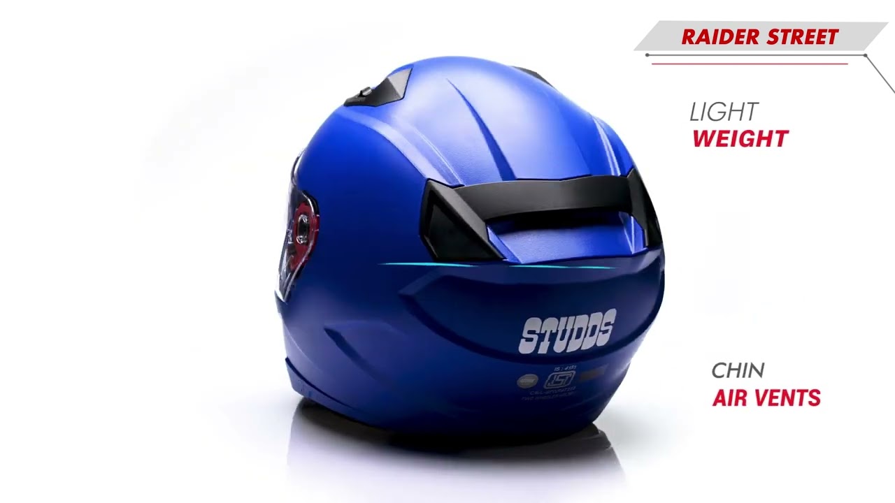 Explore the Studds Raider Street Helmet in 360&deg;! 🏍️✨