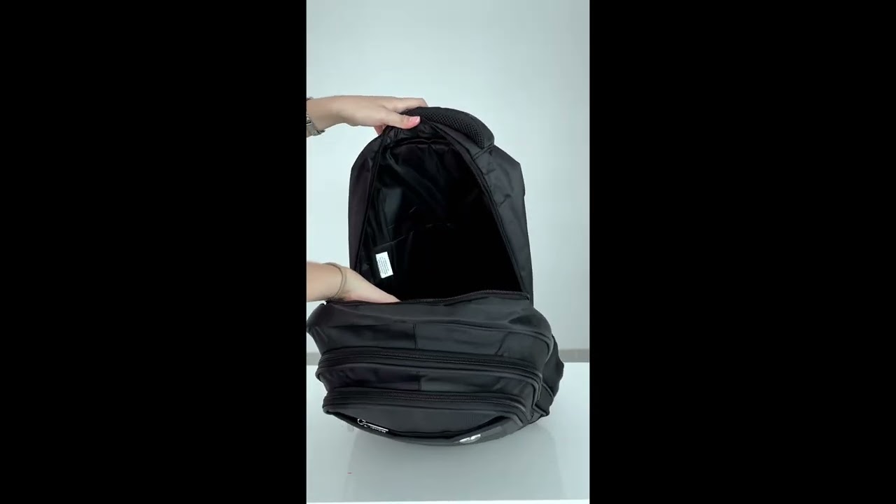 Mochila Executiva Notebook Resistente Masculino Universit&aacute;ria Trabalho Faculdade Casual - Preto