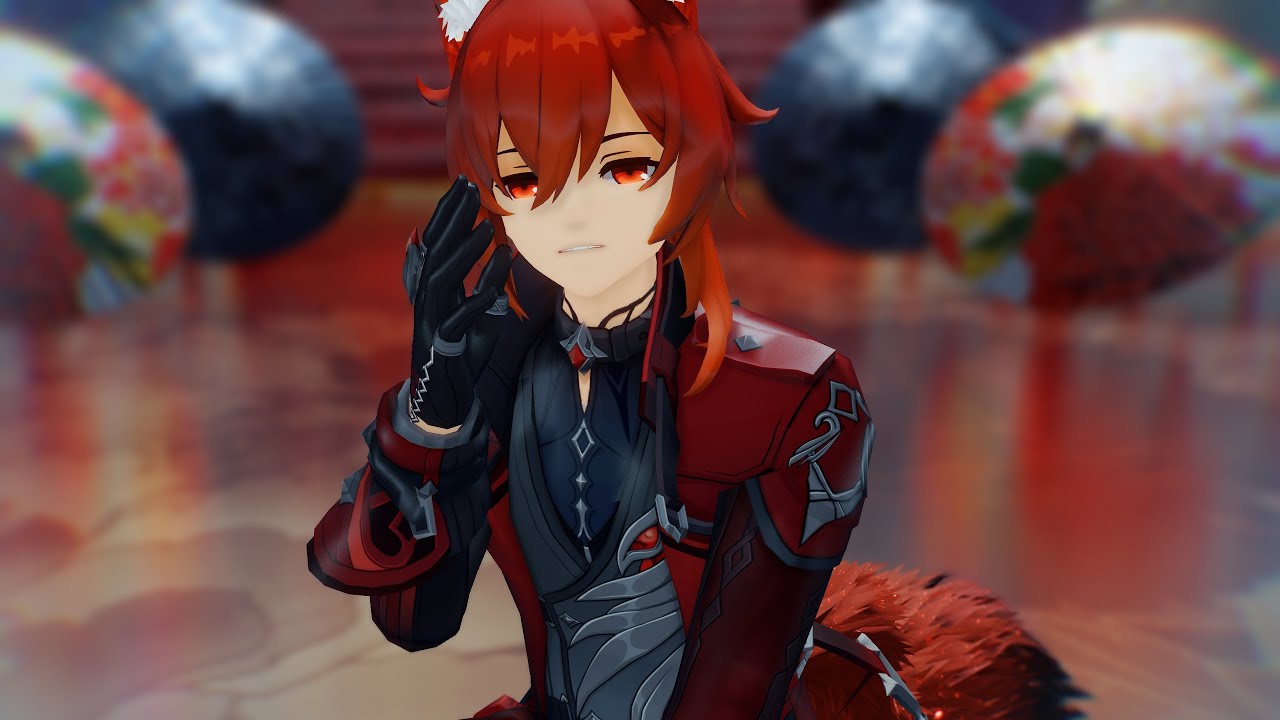 (MMD Genshin Impact) Good Night Kiss (Diluc) 2K