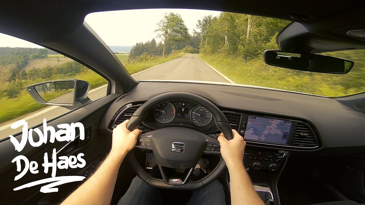 2018 SEAT Leon Cupra ST 300 hp POV test drive
