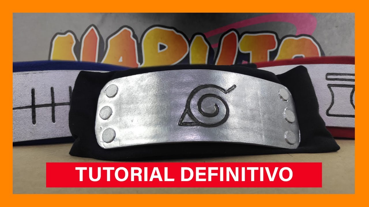 Cómo HACER la BANDA DE NARUTO ► SIN LATAS 😱🍥 | OTRA MANERA DE HACERLO