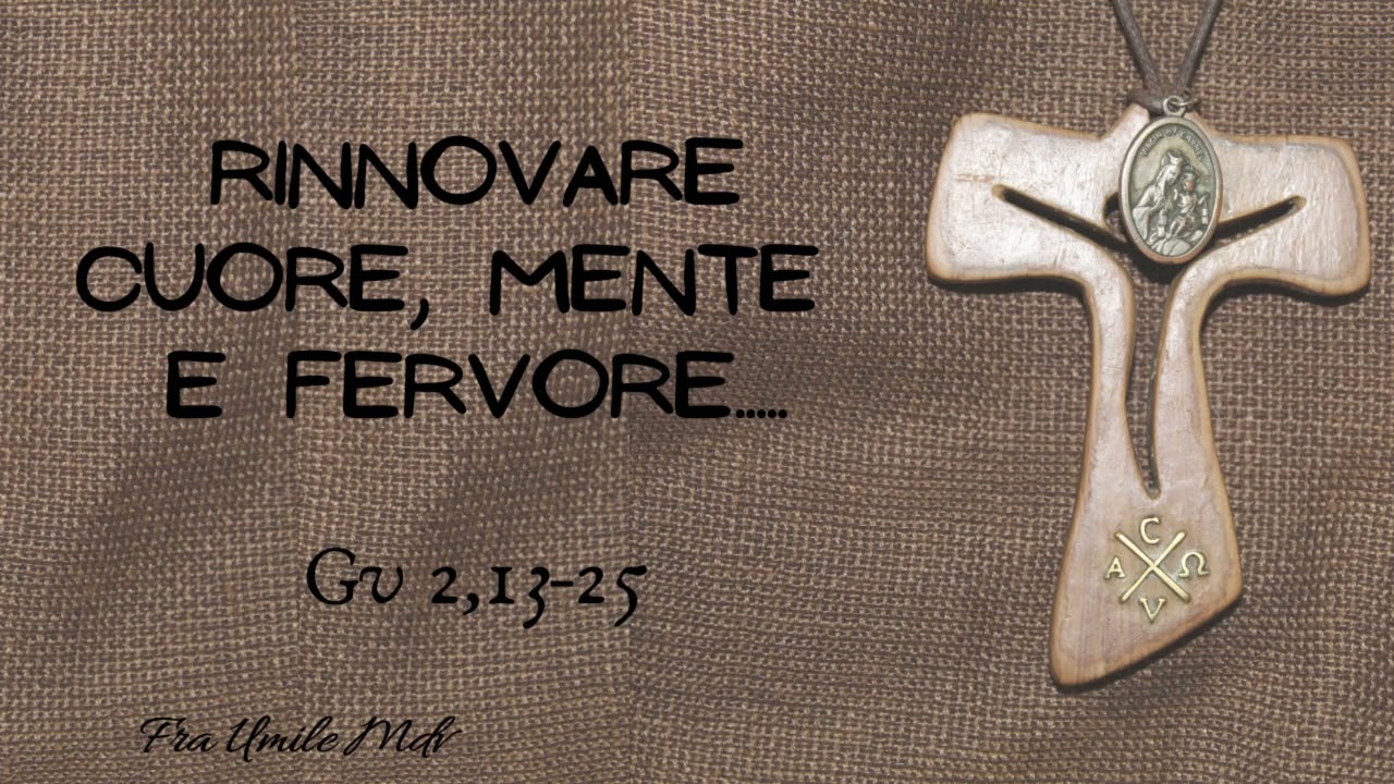 La purificazione (del Tempio e quella) della nostra vita (Gv 2,13-25), di fra Umile mdv