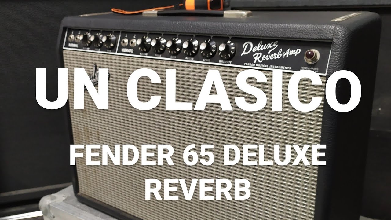 😮 FENDER 65 DELUXE REVERB 😮 review en español - Mejor amplificador limpio?