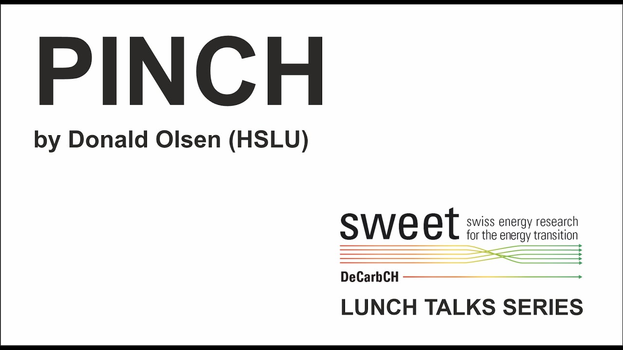 DeCarbCH Lunch Talk: Pinch Analysis by  Donald Olsen
