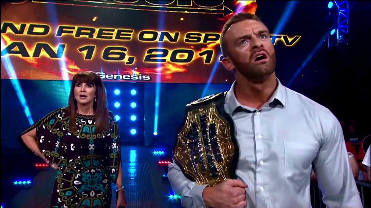 AJ Styles crashes the coronation of Magnus (January 2, 2014)
