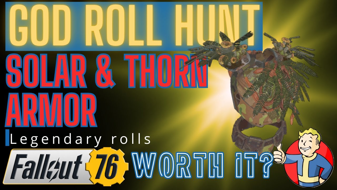 Thorn Armor & Solar Armor | Fallout 76
