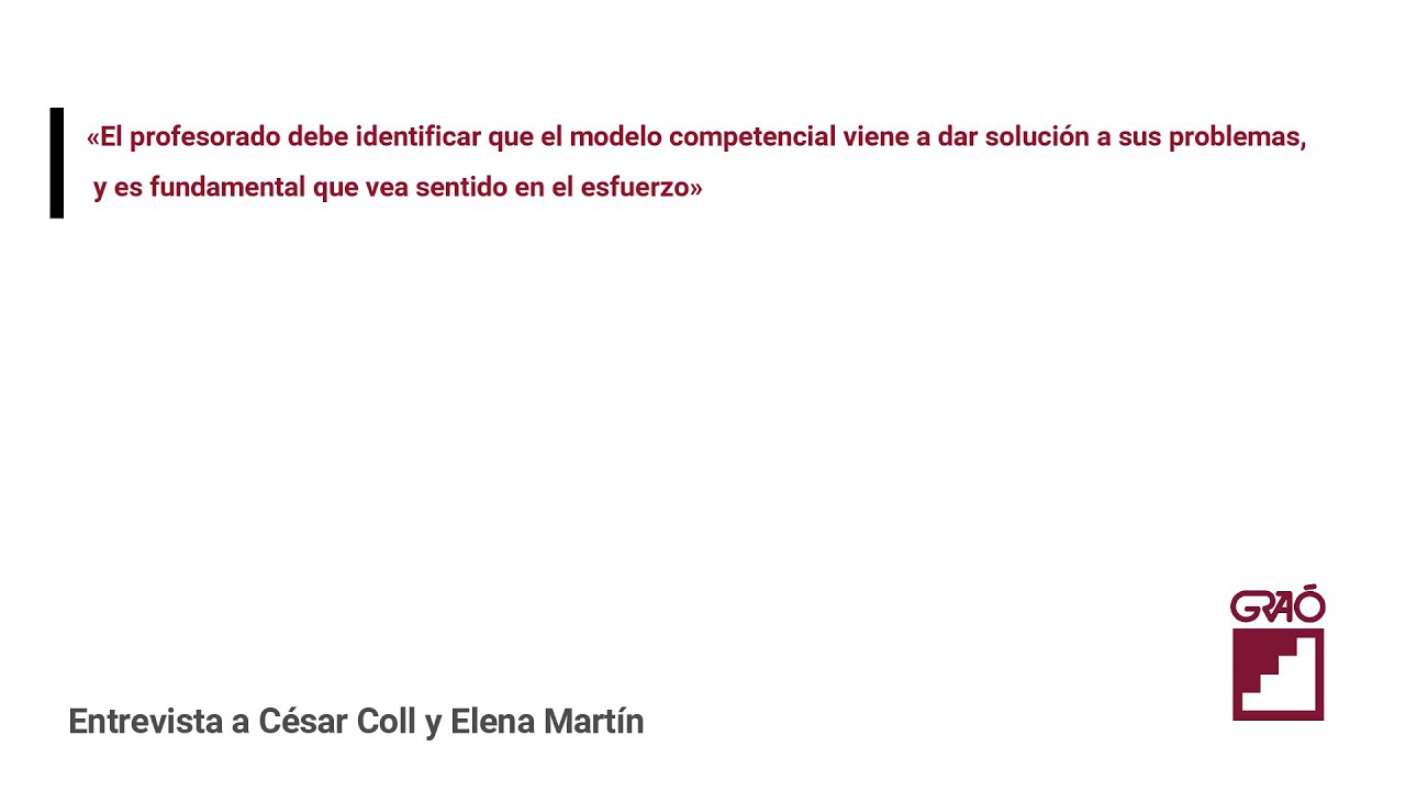 Entrevista César Coll y Elena Martín