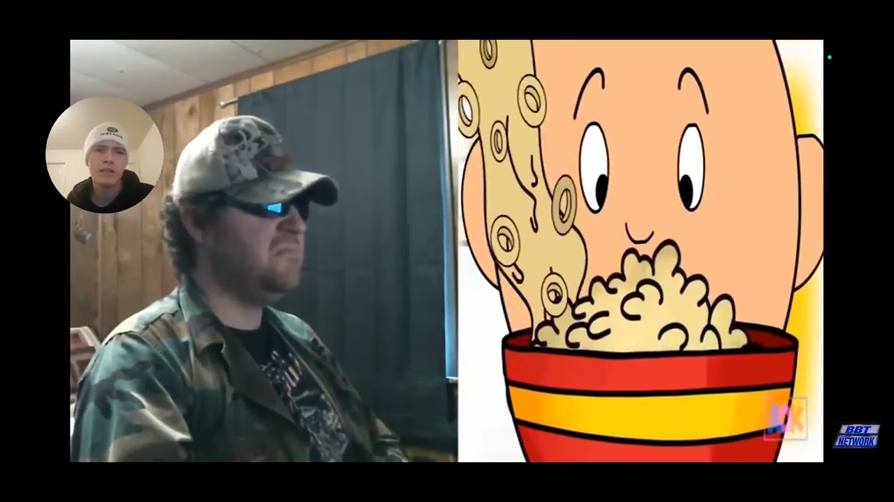 caillou the grown up (aok) REACTION (BBT) - reaction
