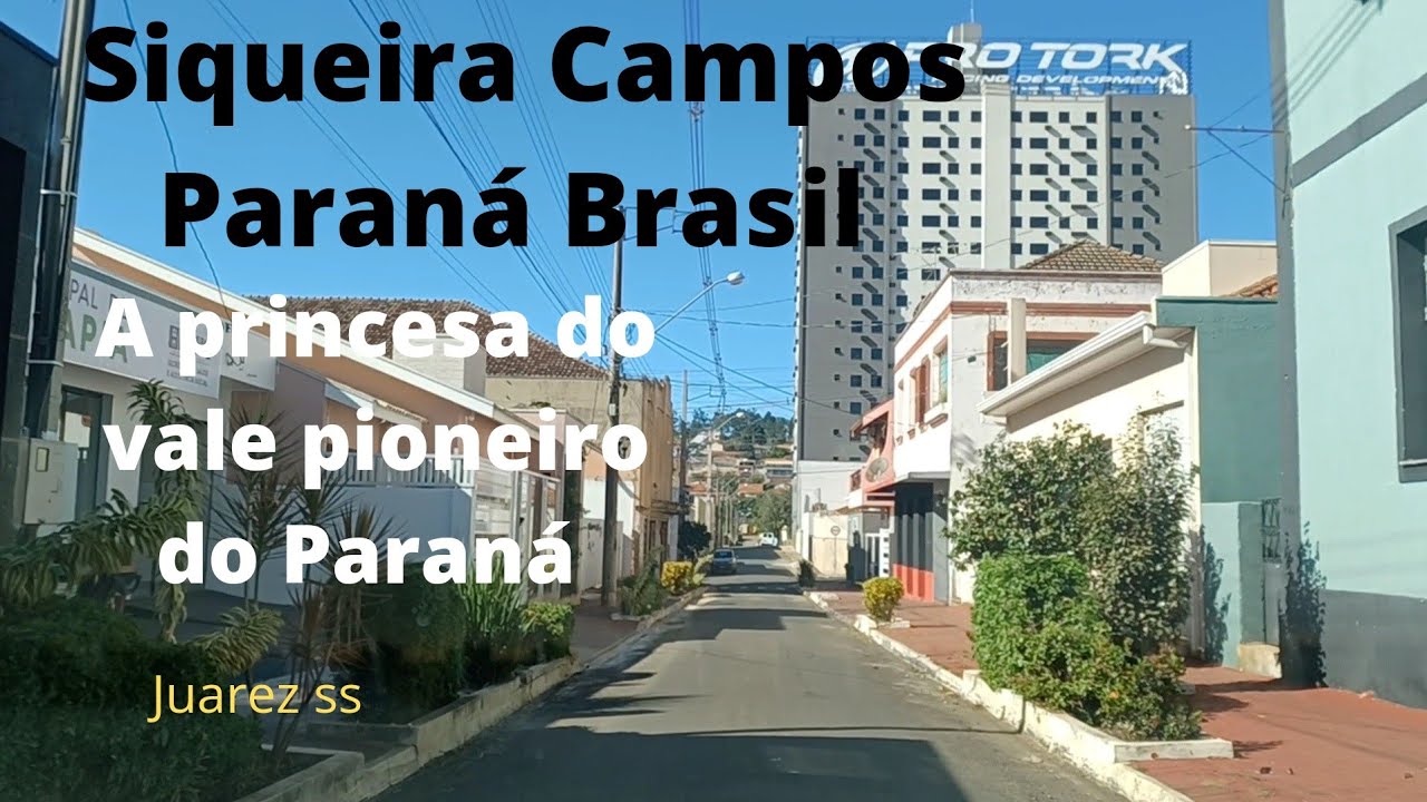 Siqueira Campos PR Brasil uma passagem rápida.