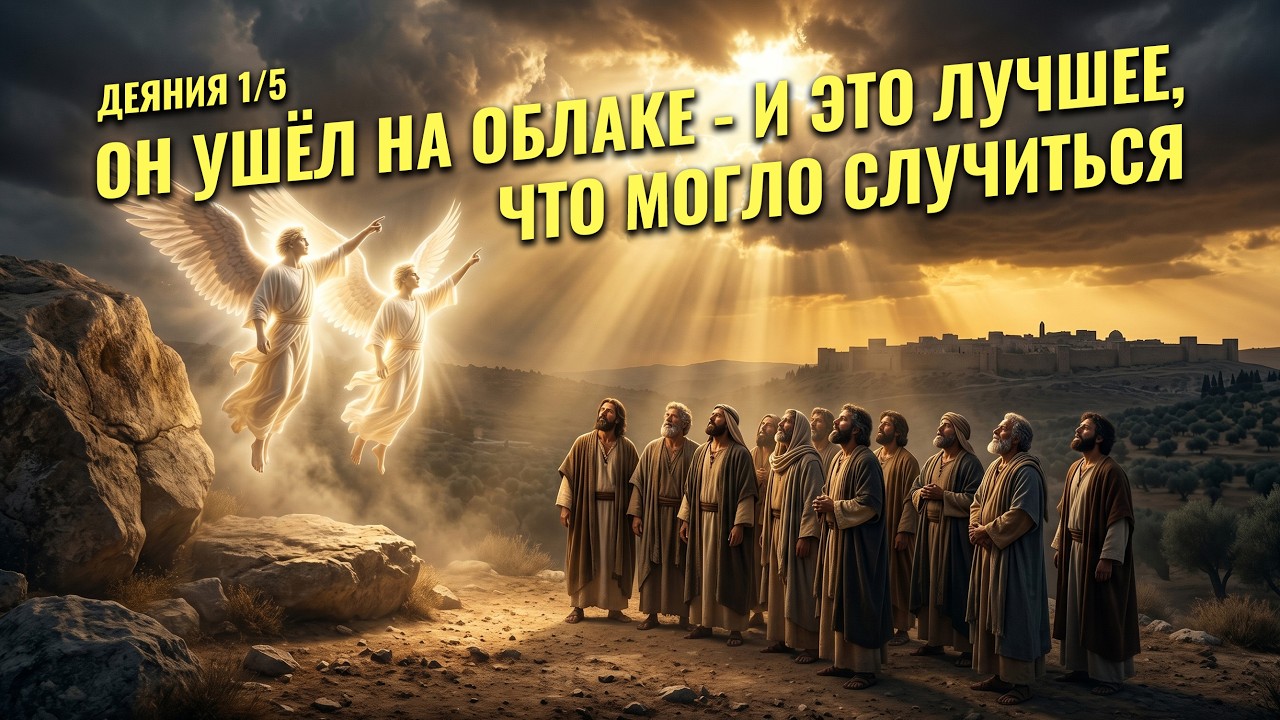 Он ушёл на облаке - и это лучшее, что могло случиться. Деяния апостолов 1/5