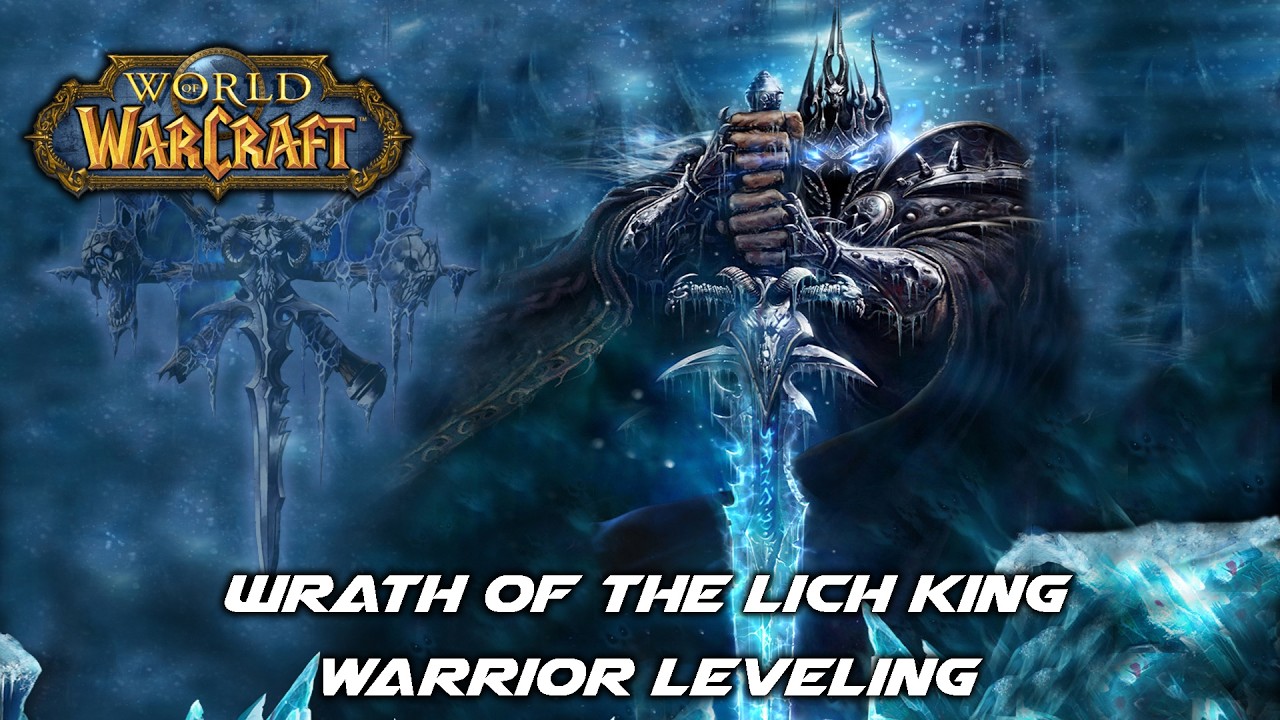 World Of Warcraft WoTLK - Warrior lvling - Frostmourne free server