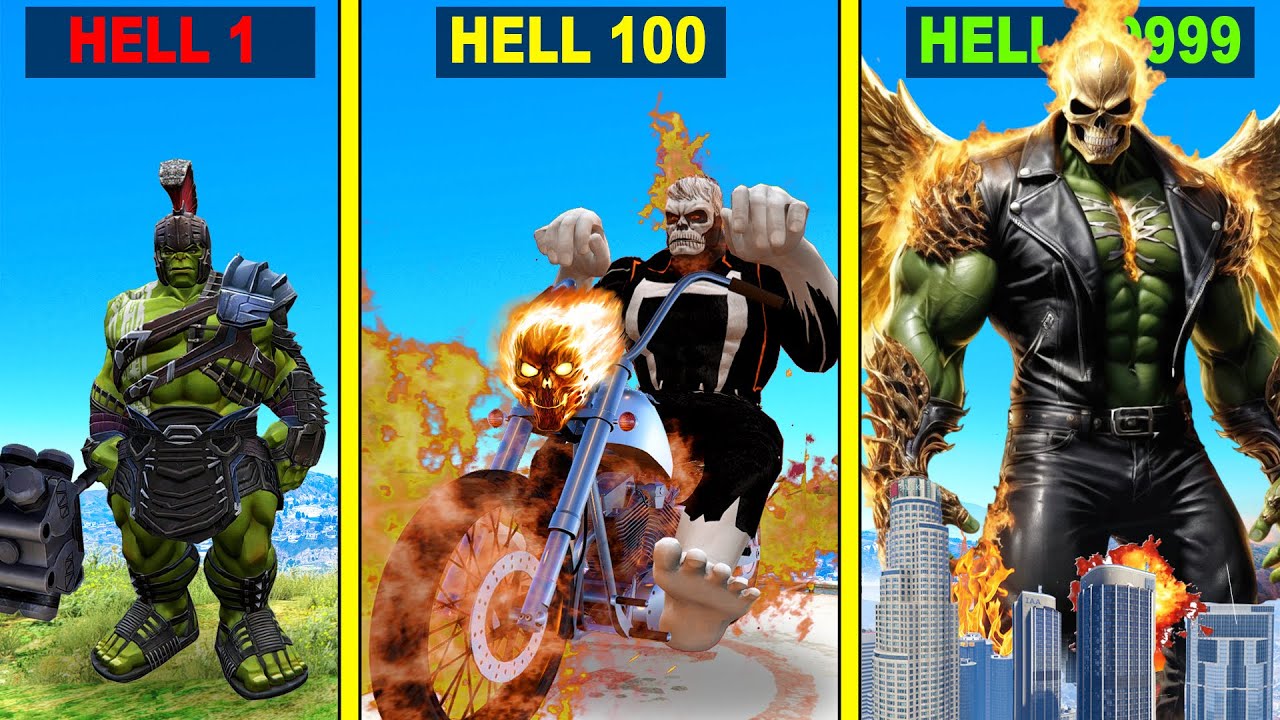Upgrading HULK to HELL KING HULK in GTA 5!