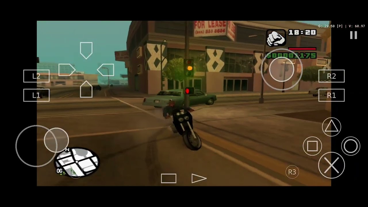 Gta san Andreas phone gameplay aethersx2 emulator 
