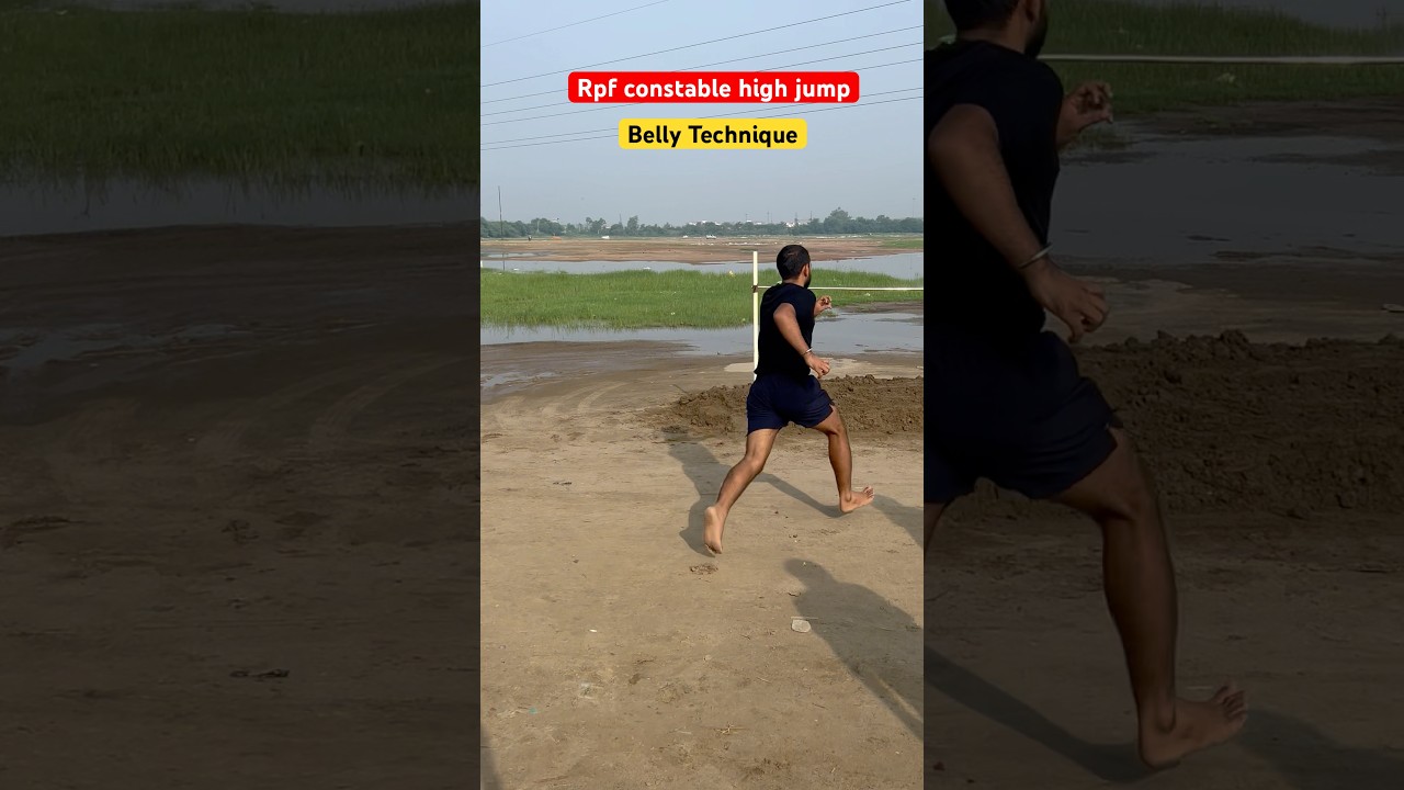 Rpf constable high jump🔥 | belly Technique✅ | #highjumptips #bestcoach #shorts #ytviral
