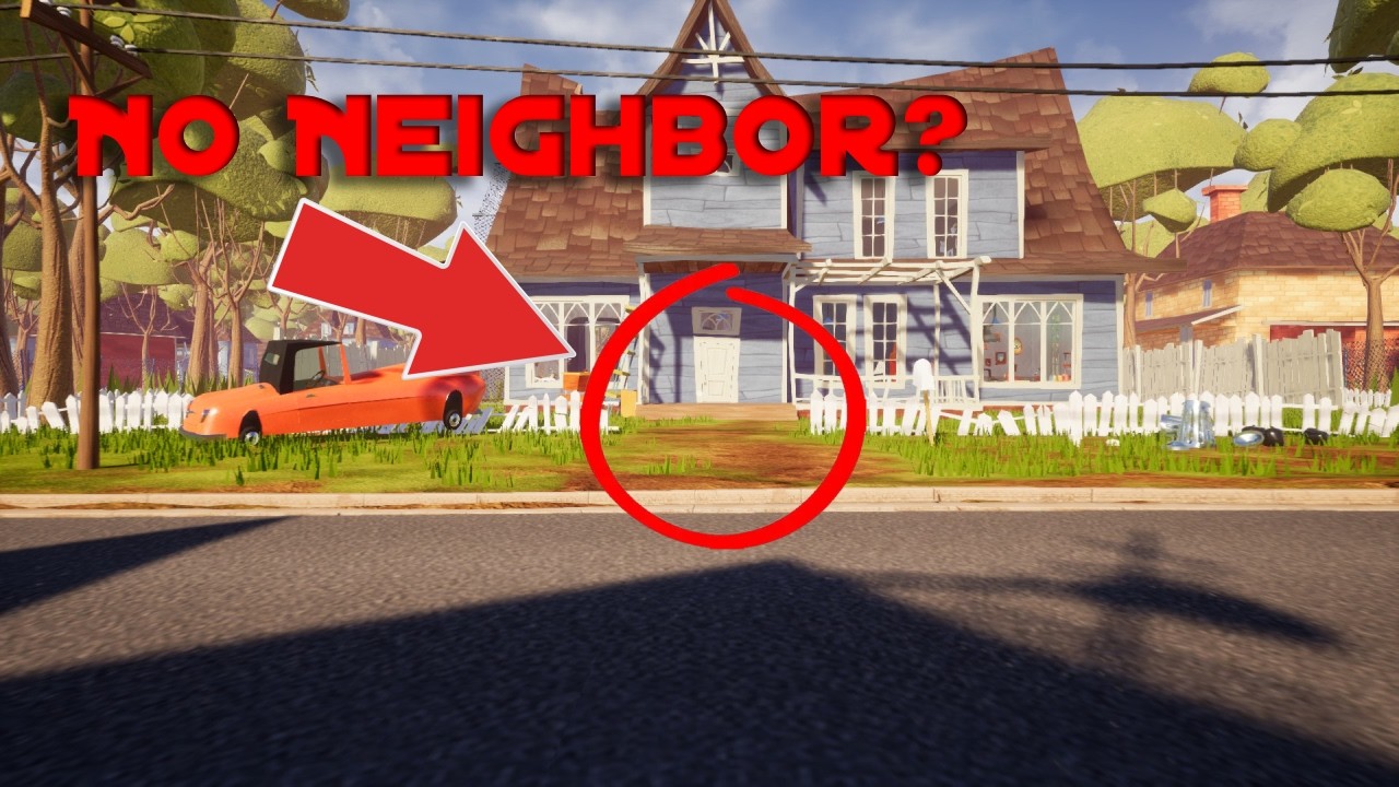 Hello Neighbor BUT the player is HALLUCINATING😨
