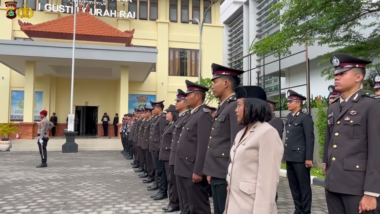Upacara Hari Kesaktian Pancasila Polres Kawasan Bandara I Gusti Ngurah Rai