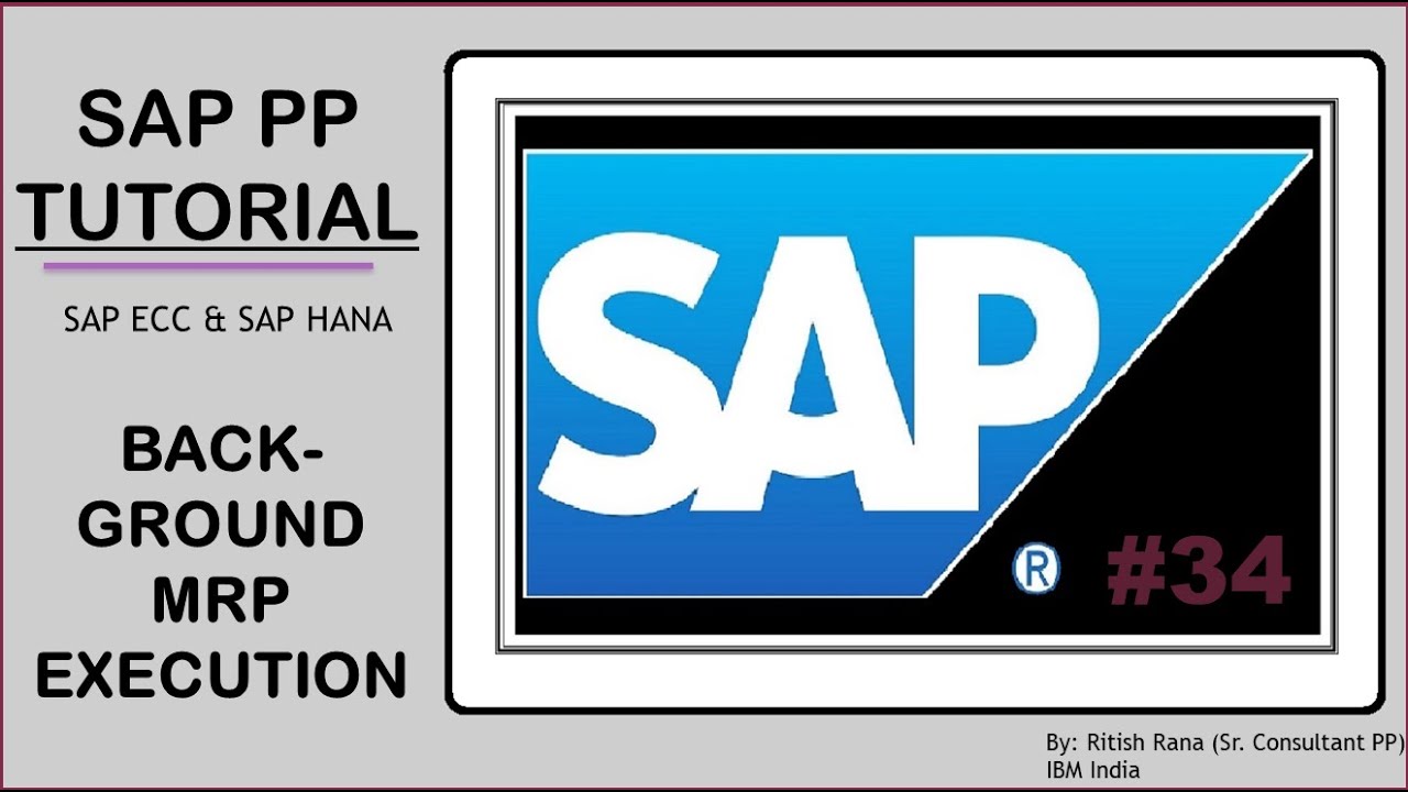 HOW TO RUN MRP IN BACKGROUND IN SAP | MRP | MRP RUN | MDBT