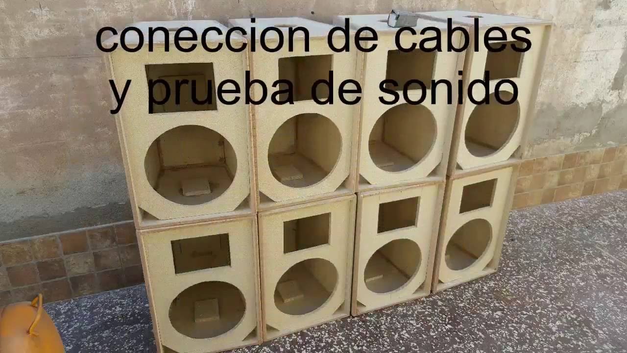 line array casero parte 1 fotos y videos